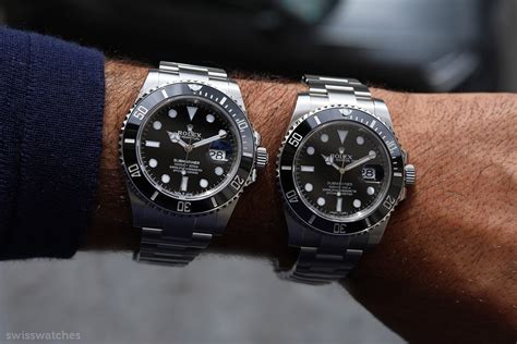 rolex submariner 40mm vs 41mm